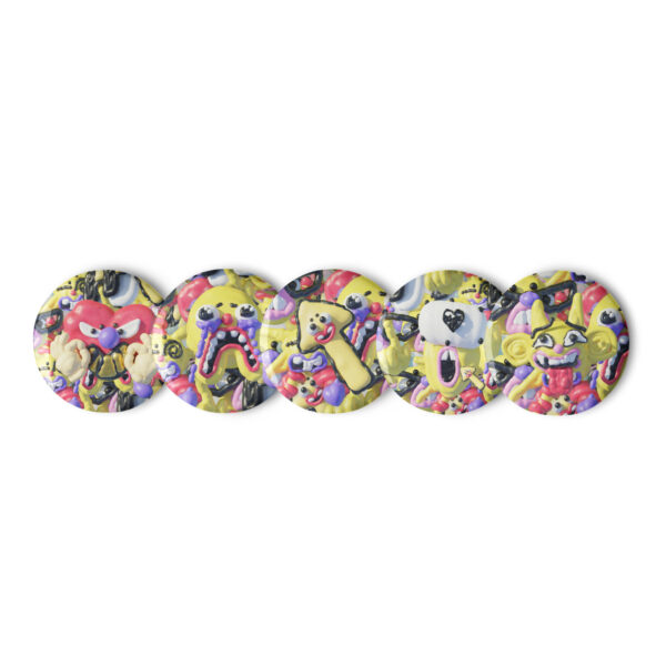 BRAVIERA BASICS - Set of pin buttons
